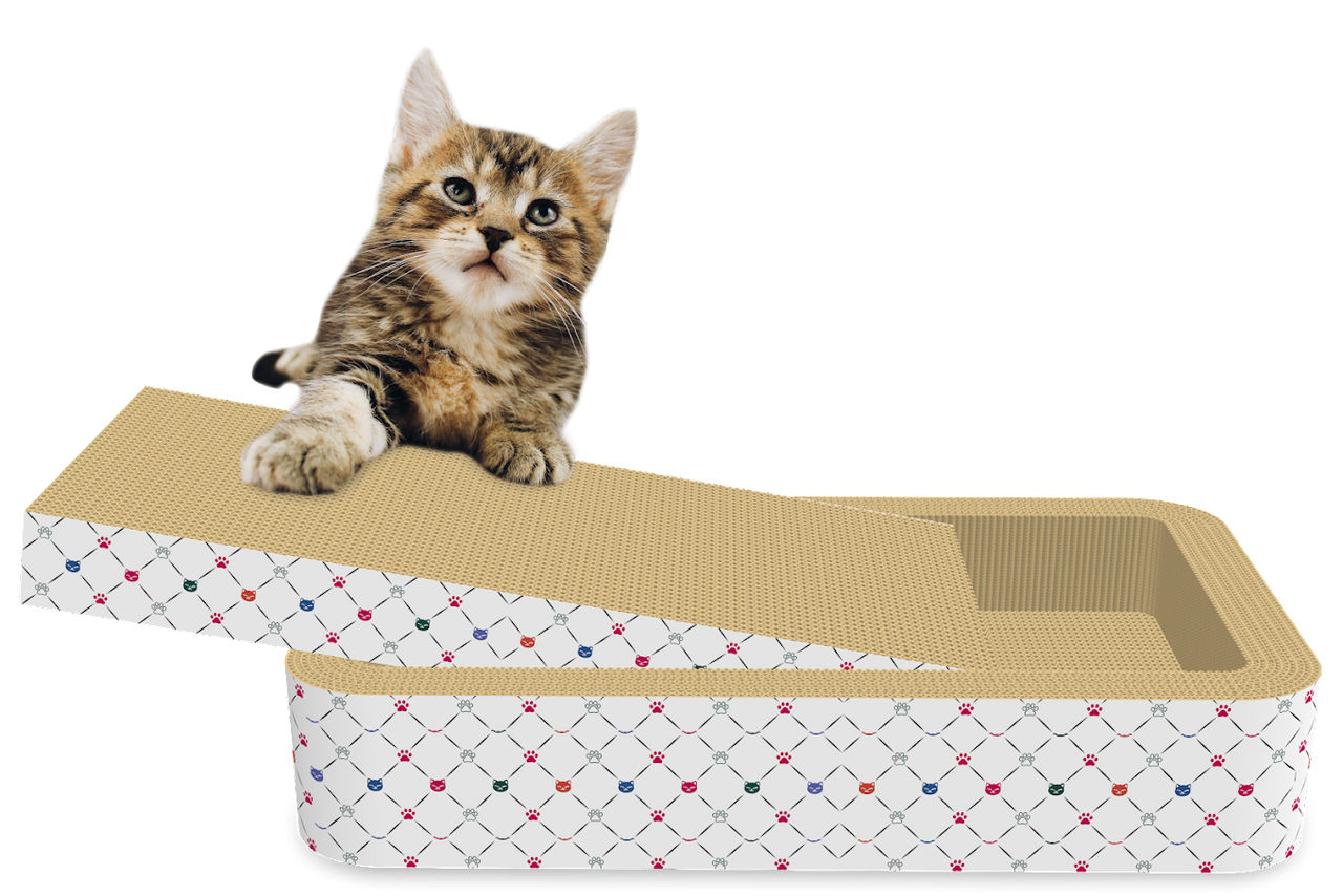 Indipets Open Bed Scratcher Pet Food Warehouse