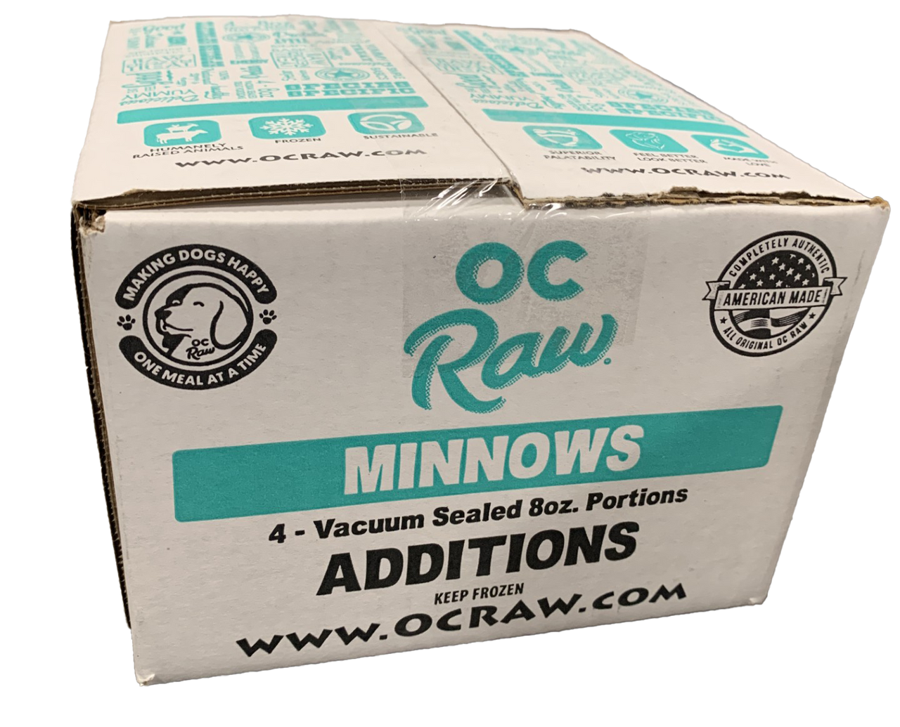 OC Raw Additions Dog Frozen Minnows 2lb Pet Food Warehouse