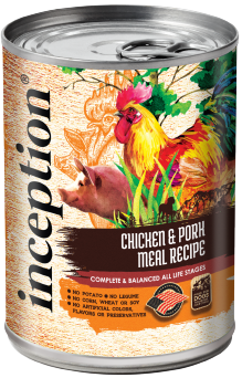 Inception Chicken & Pork Recipe Dog Food 13oz - Pet Food Warehouse