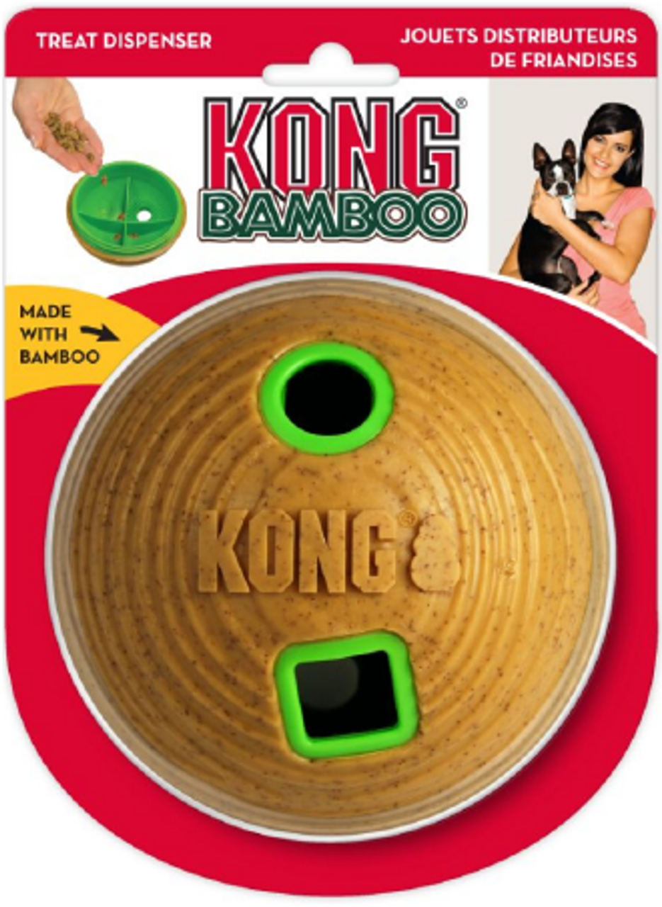 KONG Bambo Feeder Ball Treat Dispensing Dog Toy