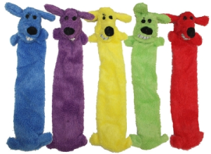 multipet loofa dog toy