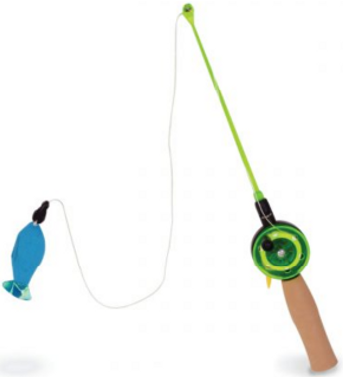 Our Pets Cosmic Fishing Rod With Fish Cat Toy - Pet Food Warehouse