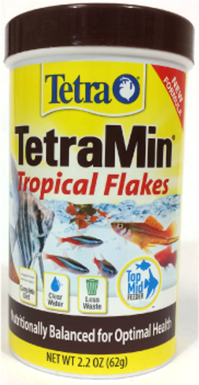 TetraMin Tropical Fish Flakes 2.2oz - Pet Food Warehouse