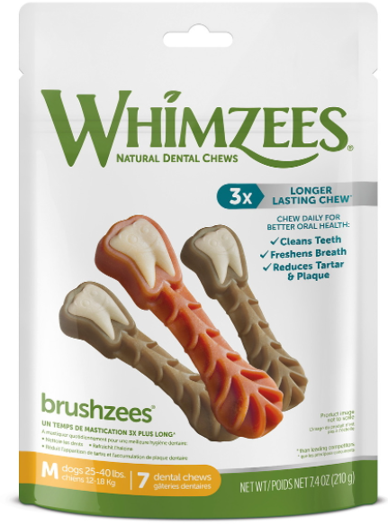 whimzees medium toothbrush