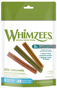 Whimzees Small Stix Dental Chew 14.8oz