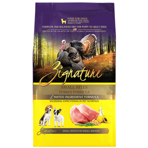 Zignature Turkey Small Bite Dog Food Dry 12.5lb