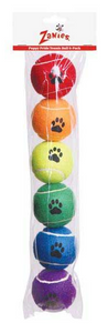 Griggles 6 pack Puppy Pride Tennis Balls Dog Toy