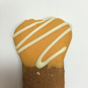 Andy's Dandys Dog Treat Decorated Bone Orange