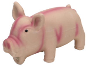 Coastal Latex Grunt Pig Dog Toy 6.25" Pink