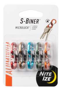Nitize S-Biner MicroLock® Aluminum Assorted 5 Pack