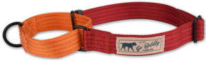 Hamilton Martingale Collar Campfire Red & Mango 5/8 12-18"
