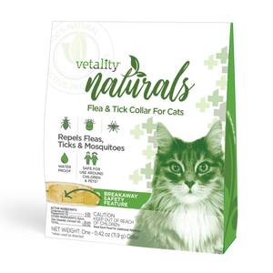 Vetality Naturals Flea & Tick Collar Cat 4 month