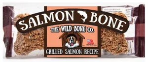 The Wild Bone Company Grilled Salmon Bone Biscuit Dog Treat 1oz