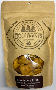 Bellcate School Dog Treats Maple Moose 4oz