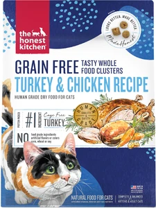 Honest Kitchen Whole Clusters Grain Free Chicken & Turkey Cat Food 1lb