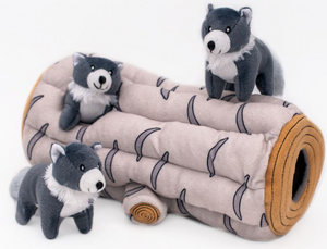 Zippy Paws Burrow Arctic Wolf