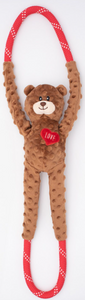 Zippy Paws Ropetugz Valentine's Bear