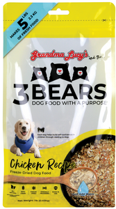 Grandma Lucy's 3 Bears Chicken Dog Food 1lb