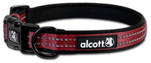 Alcott Adventure Collar Red 3/4" 14-20"