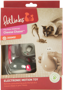 Petlinks Cheese Chase Remote Controlled Mouse Cat Toy