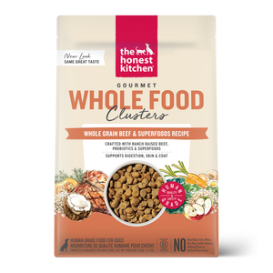 Honest Kitchen Whole Food Clusters Whole Grain Beef Dog Food 5lb