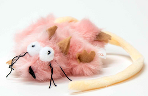 Steel Dog Combo Critter Cat Toy Pink