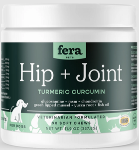 Fera Pet Organics Hip + Joint for Dogs Soft Chews 90 ct