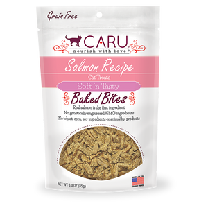 CARU Soft 'n Tasty Salmon Recipe Bites for Cats 2.75oz