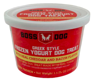Boss Dog Yogurt Real Cheddar & Bacon Dog Food 3.5oz