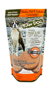 OC Raw Chicken Fish Produce Patty Dog Food 6lb