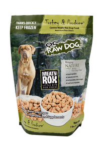 OC Raw Rox Turkey Produce Dog Food 7lb