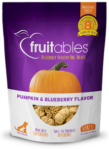 Fruitable Pumpkin & Blueberry Dog Treat 7oz