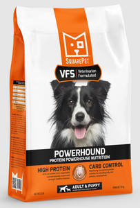 SquarePet VPS Powerhound Turkey & Chicken Dog Food Dry 22lb