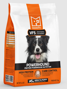 SquarePet VPS Powerhound Turkey & Chicken Dog Food Dry 4.4lb