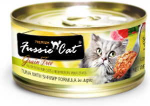 Fussie Cat Tuna with Shrimp Can Cat Food 2.82oz