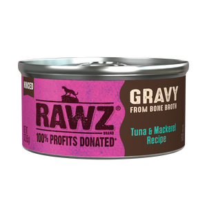 Rawz Tuna & Mackerel Gravy Cat Canned 3oz