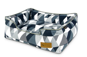 P.L.A.Y. Lounger Bed Mosaic-Tuxedo Medium 25x31