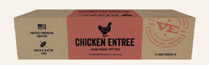 Vital Essentials Entree Dog Food Patties Frozen Chicken 12lb
