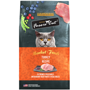 Fussie Cat Market Fresh Turkey Formula Dry Cat Food 3.5lb