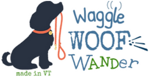 Waggle Woof & Wander Biothane Dog Long Line Blue 15'