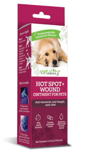 Vetality Hot Spot + Wound Ointment for Pets 2.5oz