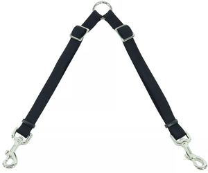 Coastal Two Dog Coupler Adjustable Black 24"