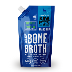 Raw Dynamic Frozen Bone Broth for Cats Beef 12oz
