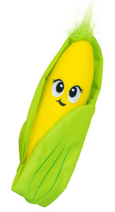 Outward Hound Think N' Thrive Hide N' Find Corn Plush Puzzle Treat Ball