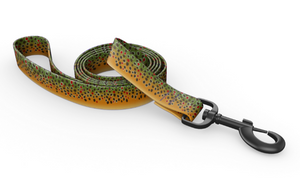 Wingo Bowie Dog Leash Brown Trout