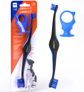 Keen Paw Ready BrushMate Toothbrush w/ Biteblock Medium Blue