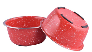 Indipets Camping Bowl 28oz Red