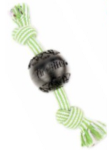 Mammoth 3" Tirebiter Ball w/Treat Station w/ 2 Knot Bone