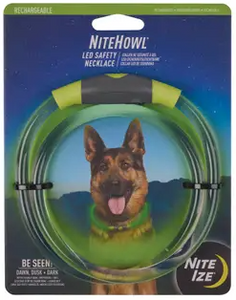 NiteIze Nitehowl Rechargeable Safety Necklace Green