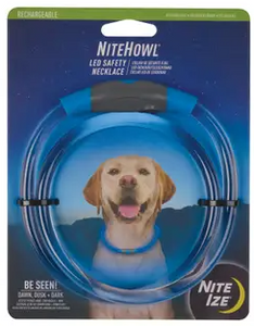 NiteIze Nitehowl Rechargeable Safety Necklace Blue